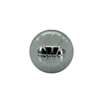 Gümüş Basketbol Top - 6 cm (Masaüstü Süsü)