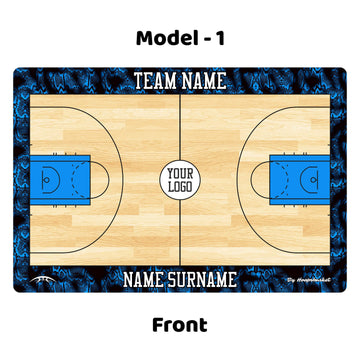 NBA Klasik Model Basketbol Taktik Tahtası - 40x27cm (Kişiye Özel) V2