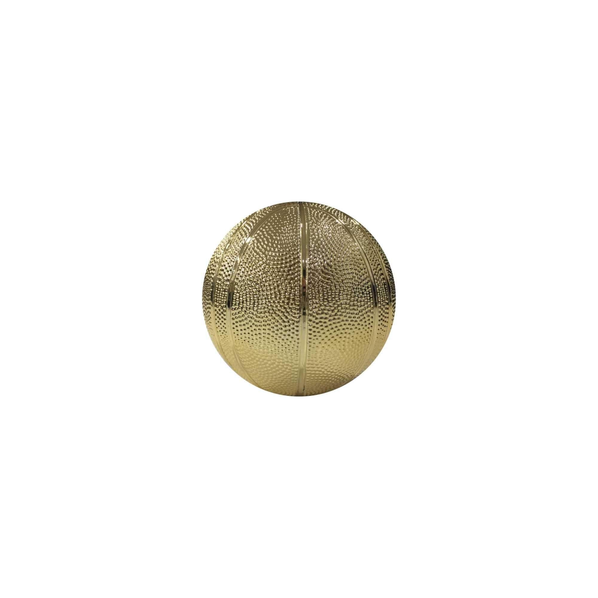 Altın Basketbol Top - 4 cm (Masaüstü Süsü)